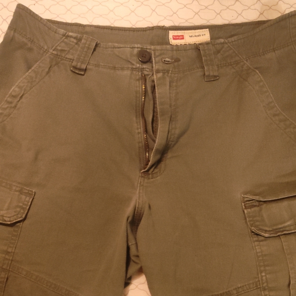 Levi's Olive Cargo Shorts
